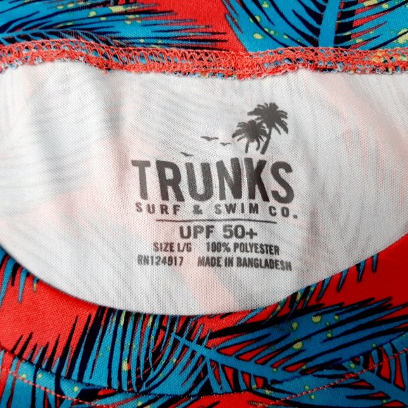 Trunks Surf & Swim Men's Swim Top Size Large Multicolor - Picture 3 of 6